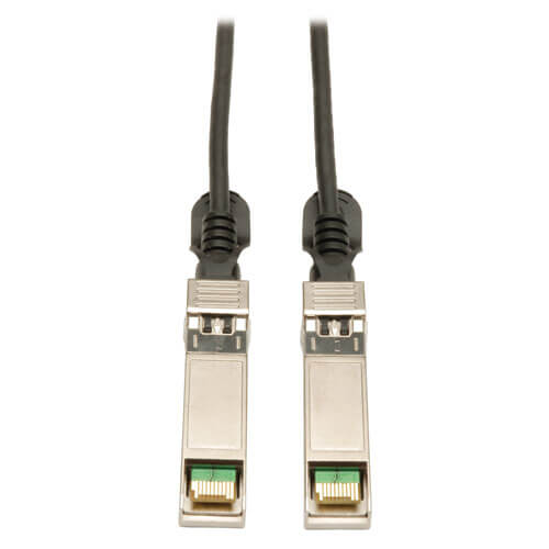 Tripp Lite Twinax Copper Cable SFP+ 10Gbase-CU, SFP-H10GB-CU3M Compatible 9ft