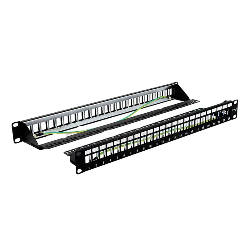 Wavenet Patch Panel Unloaded 24-Port 1U