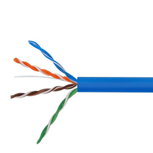 Cat5e, FT6/CMP, Plenum, 350MHz, 1000ft, Blue