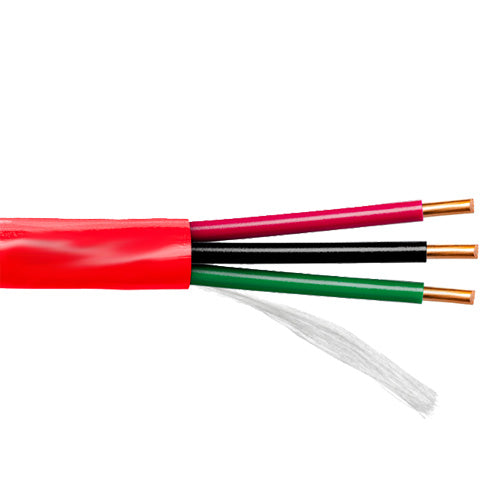 18ga  3C SOL FAS105℃ FT4/CMR SR UNSHIELDED RED 1000' Reel