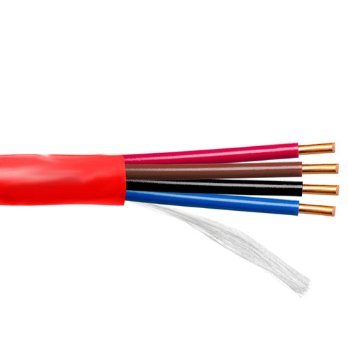 18ga  4C SOL FAS105℃ FT4/CMR SR UNSHIELDED RED 1000' Reel