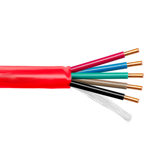 18ga  5C SOL FAS105℃ FT4/CMR SR UNSHIELDED RED 1000' Reel