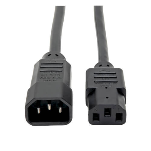 Tripp Lite Power Cord PDU C13 to C14 - 10A/250V 18 AWG 10ft Black