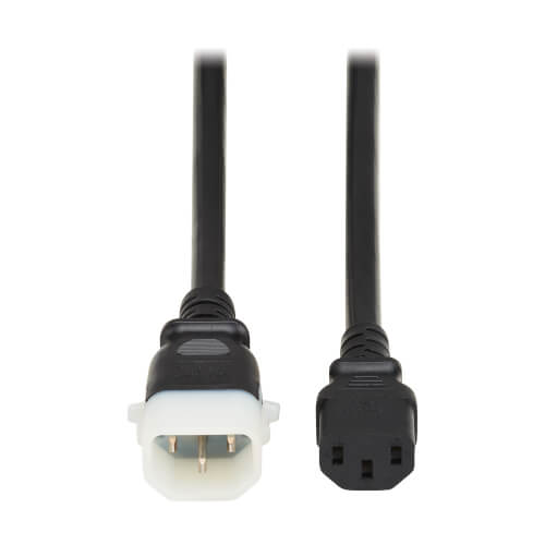 Tripp Lite PDU Power Cord C13 to P-Lock C14 - 15A, 250V, 14 AWG 10ft Black, 6pk
