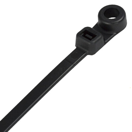 Cable Tie Screw Mount 50 lb 8" #10 Screw,