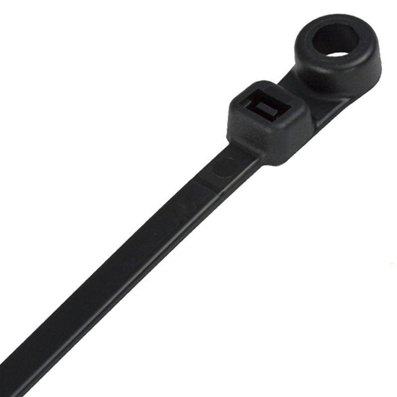 Cable Tie Screw Mount 50 lb 8&quot; #10 Screw,