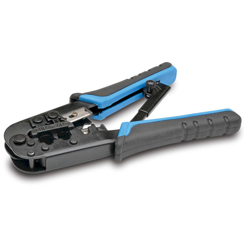 Tripp Lite RJ11/RJ12/RJ45 Crimping Tool with Cable Stripper