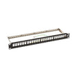 Tripp Lite series 24-Port 1U Rack-Mount Shielded Blank Keystone/Multimedia Patch Panel,