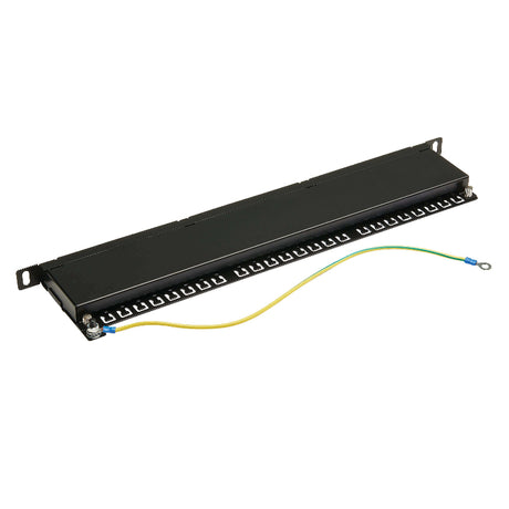 Tripp Lite Patch Panel Cat6A Shielded 24 Port .5U Rack-Mount High-Density