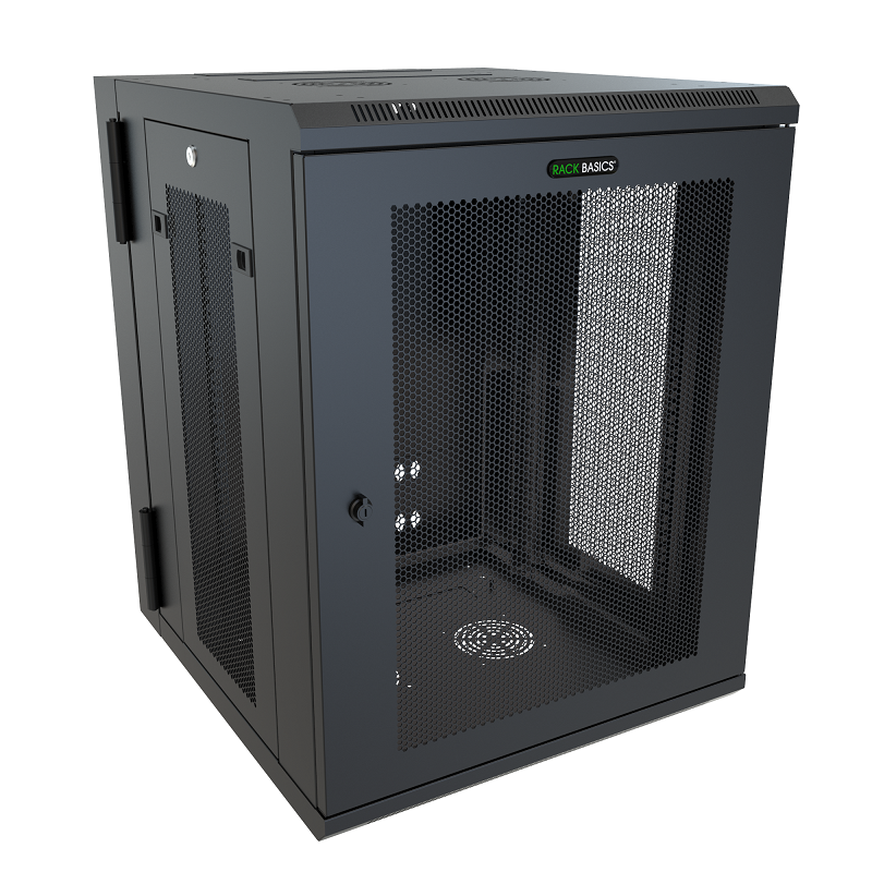 Rack Basics RB-SWDV Series Swing-Out Wall Mount Cabinet 
