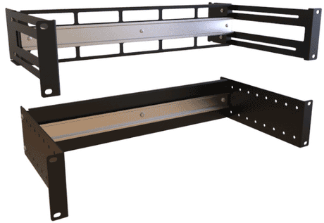 Hammond RMAD Series Adjustable Depth DIN Rail For 2 Post 19" 2U Light Duty