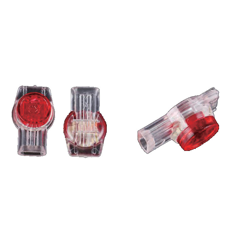 UR Connector, Gel Filled, 19-26 AWG. (red) 100pk