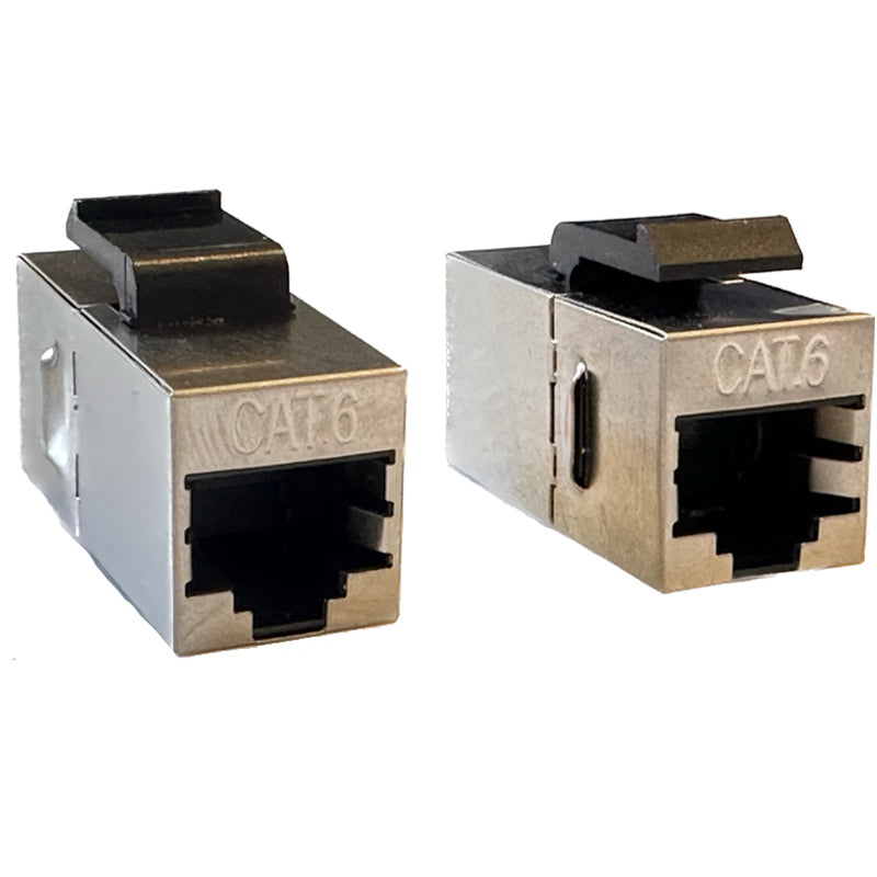 Inline Coupler Keystone Jack, Cat6 FTP Shielded