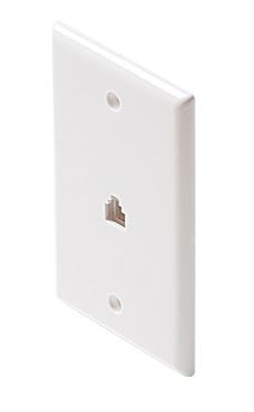 Standard 4C Tel Wall Plate 1 port