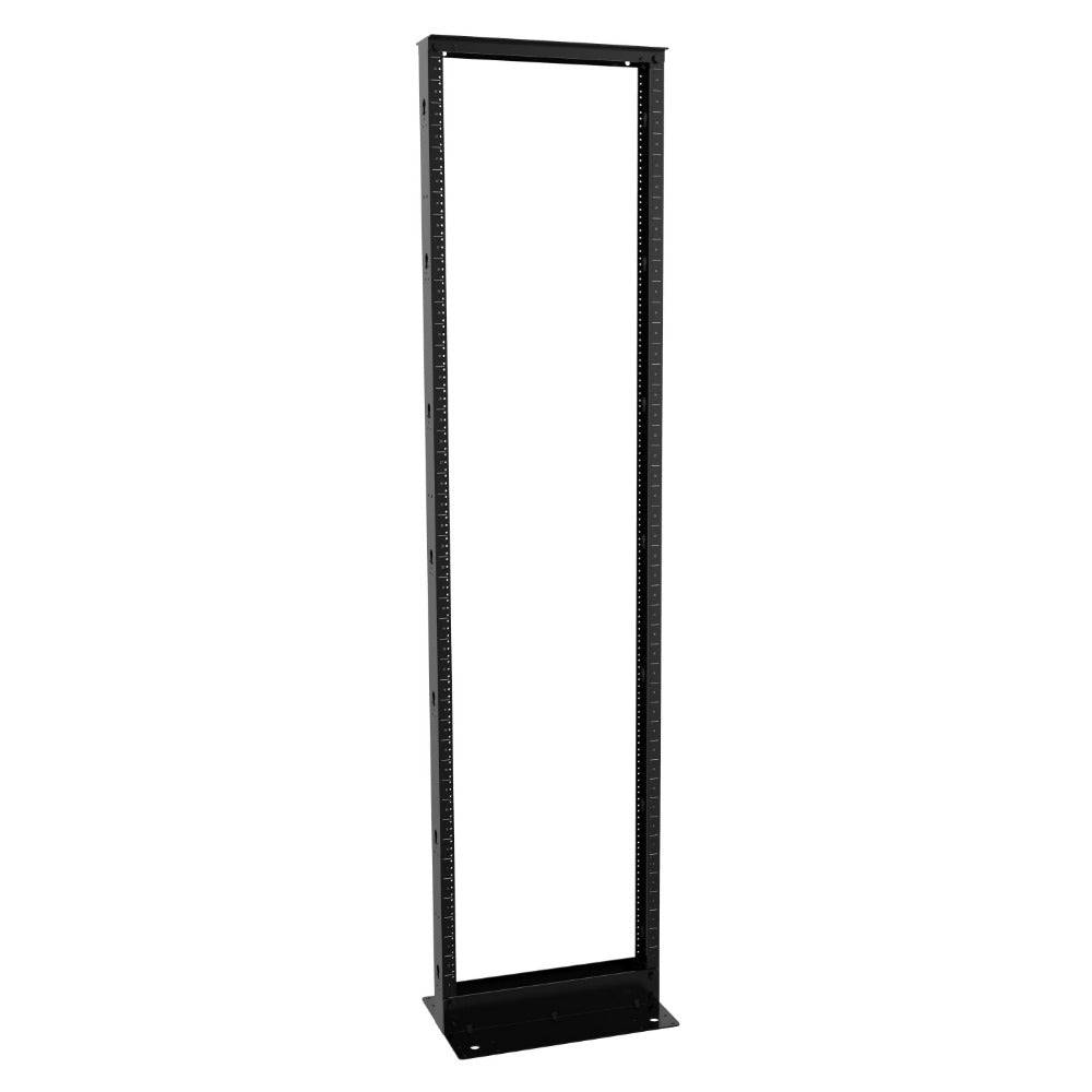 Rack Basics RB-2PA Series, K/down 2-Post Aluminum Rack, 45U, 23" Black