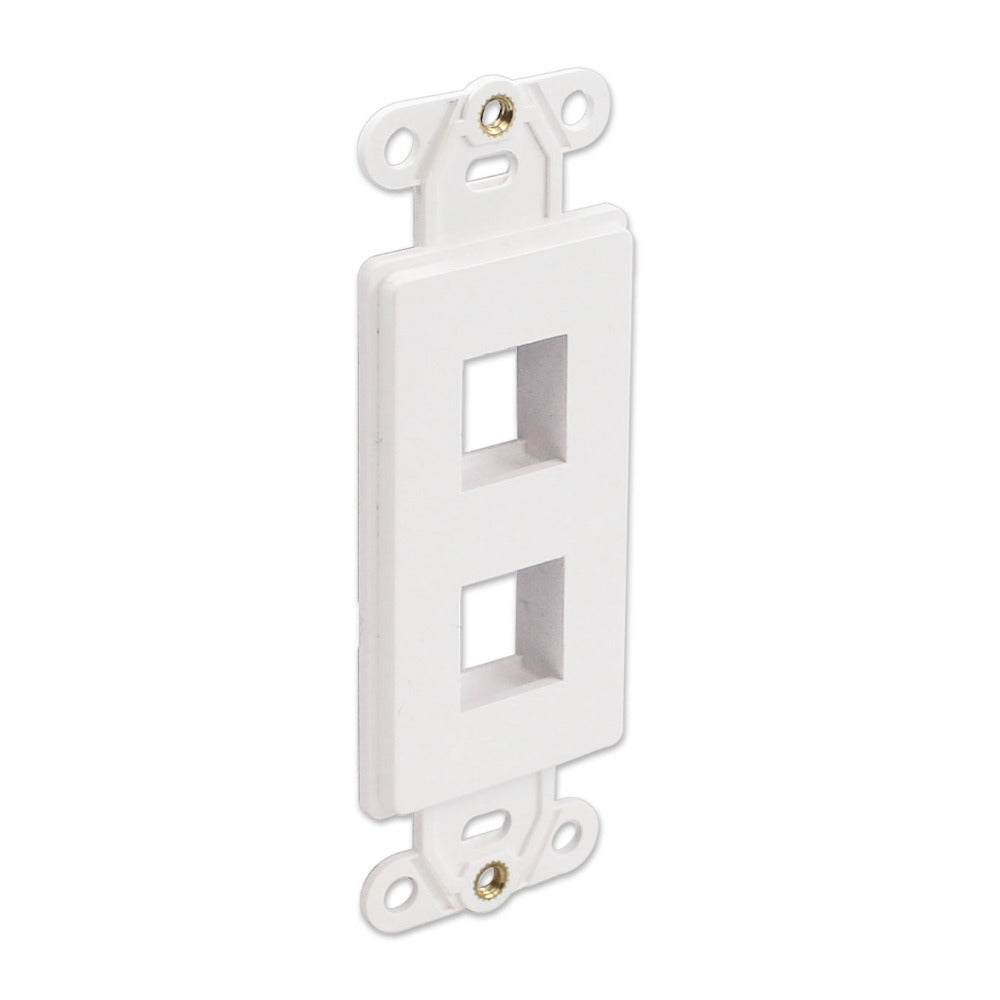 Wavenet Decora Insert, 2-Port, White