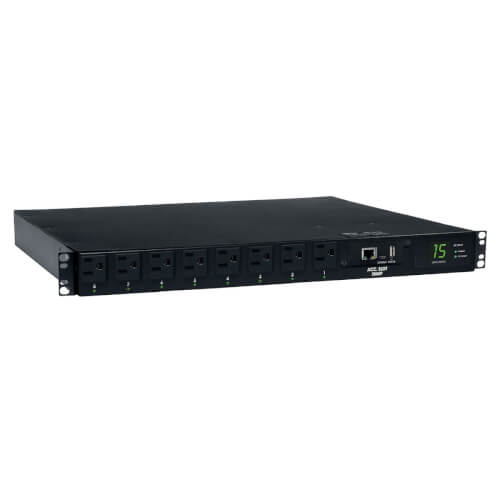 Tripp Lite PDU ATS (1P)  1.4kW 120V 15A 2-15-P /(8) 5-15R Outputs 1U